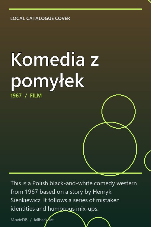 Komedia z pomyłek poster