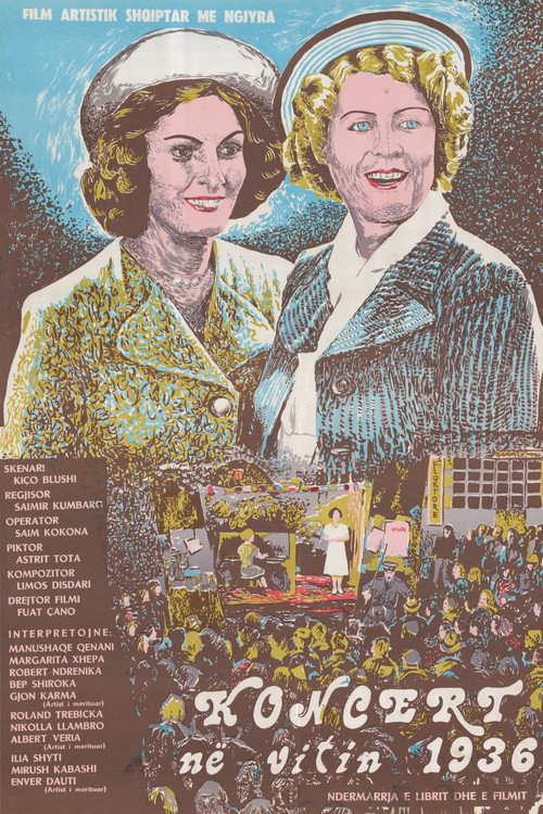 Koncert në vitin 1936 poster