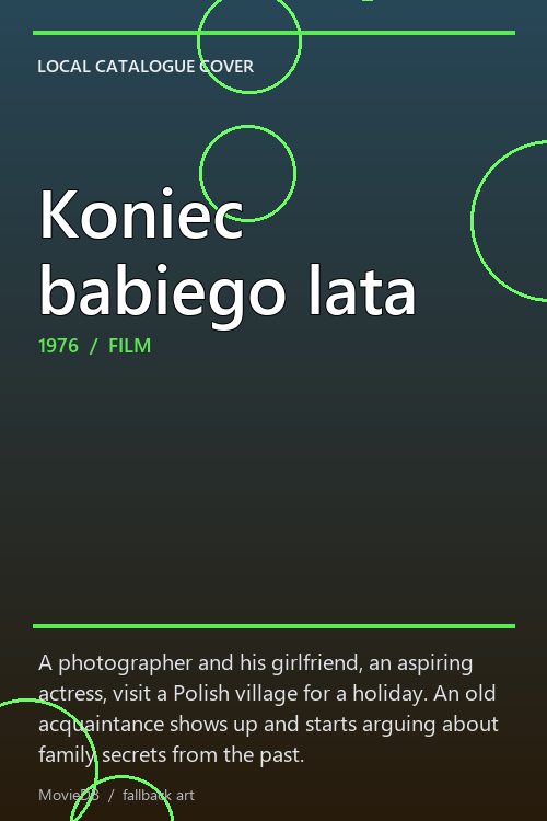 Koniec babiego lata poster