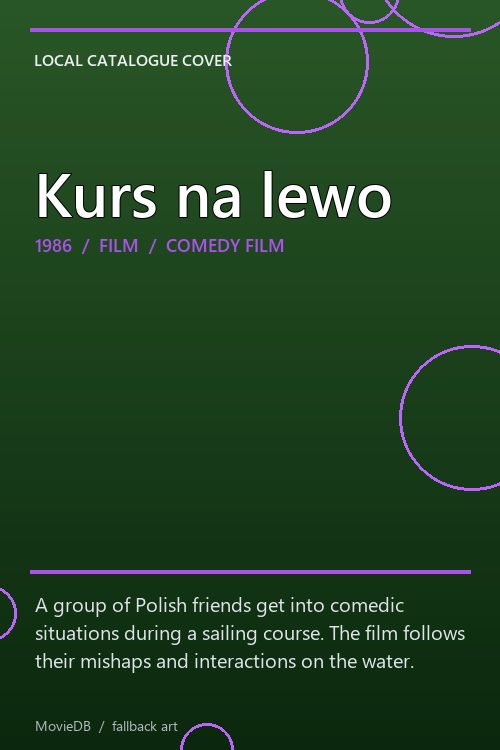 Kurs na lewo poster