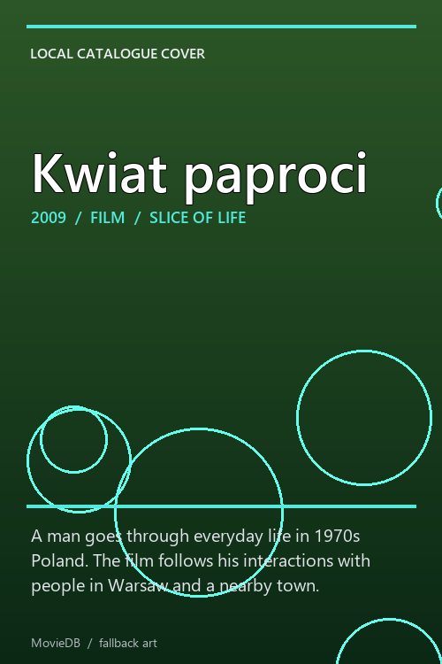 Kwiat paproci poster
