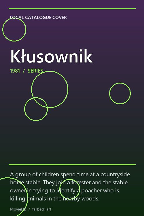Kłusownik poster