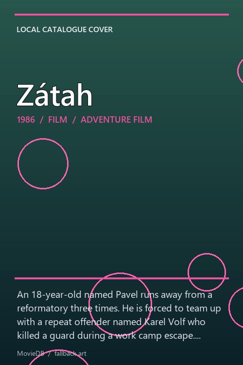Zátah poster