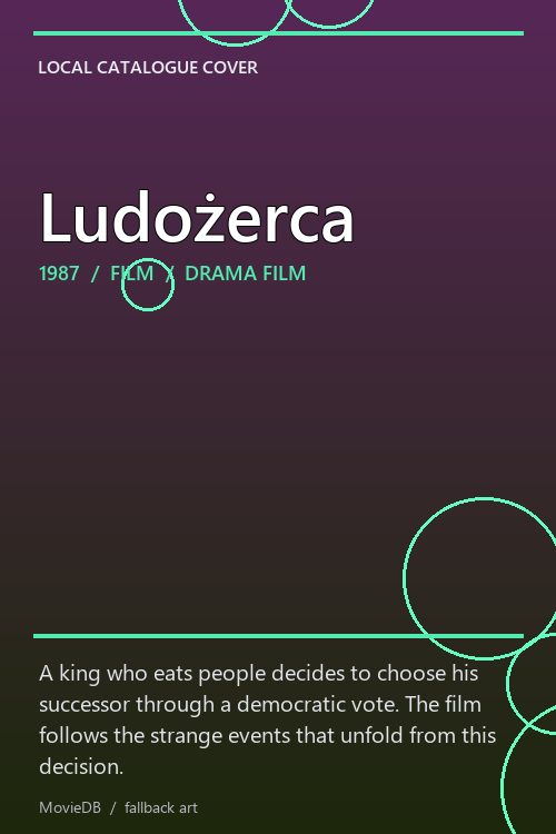 Ludożerca poster
