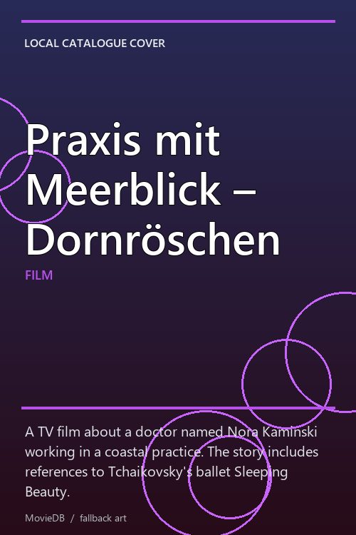 Praxis mit Meerblick – Dornröschen poster