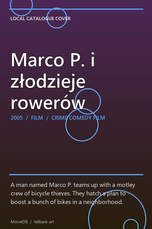 Marco P. i złodzieje rowerów poster