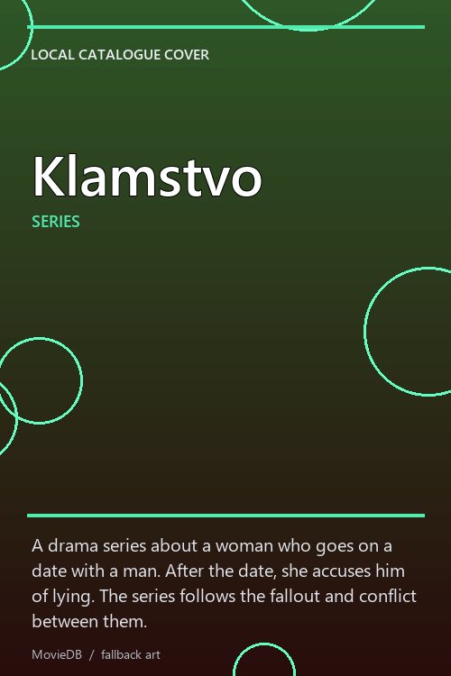 Klamstvo poster
