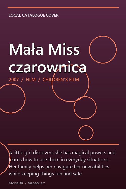 Mała Miss czarownica poster