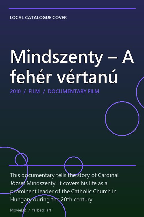 Mindszenty – A fehér vértanú poster
