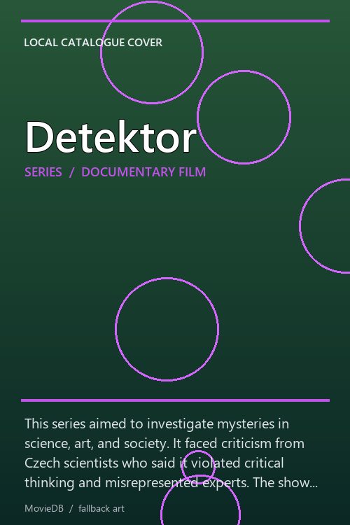 Detektor poster