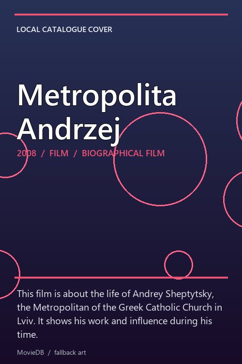 Metropolita Andrzej poster