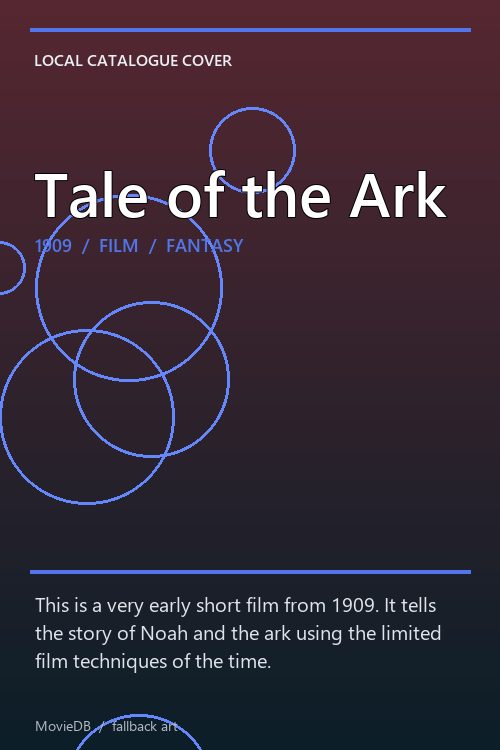 Tale of the Ark poster