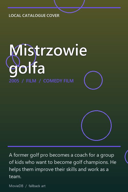 Mistrzowie golfa poster