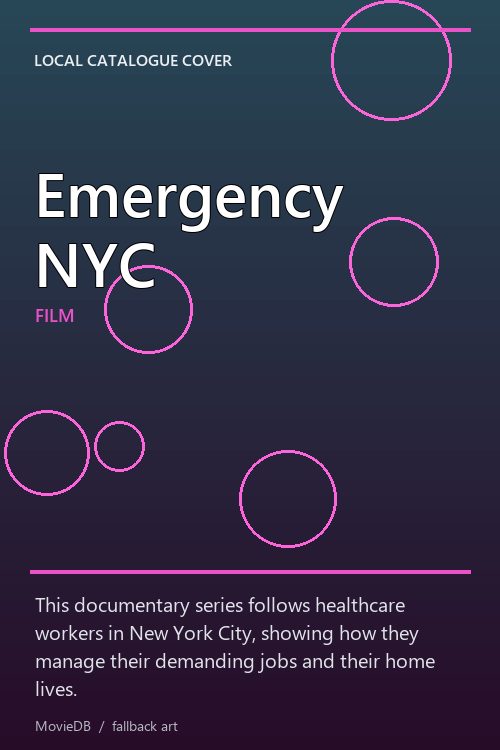Emergency NYC poster
