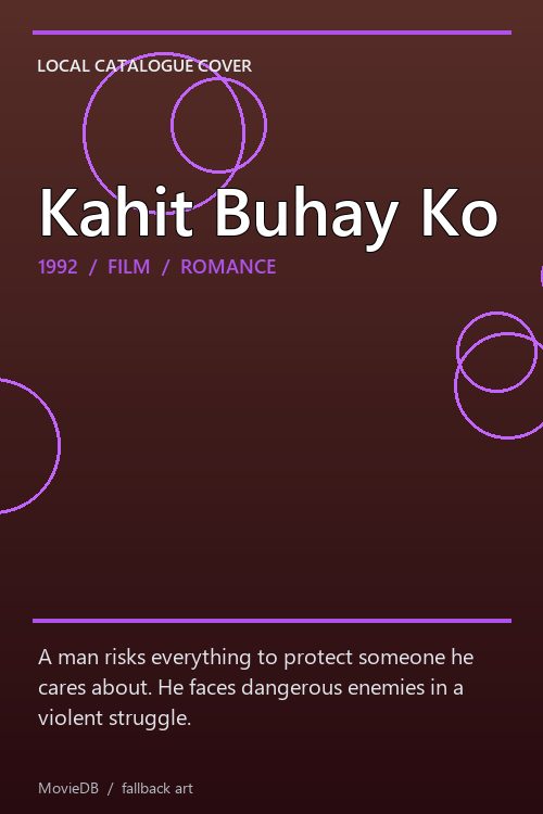 Kahit Buhay Ko poster