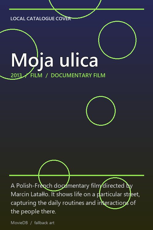 Moja ulica poster