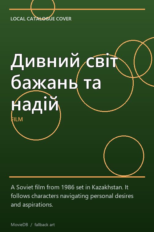 Дивний світ бажань та надій poster