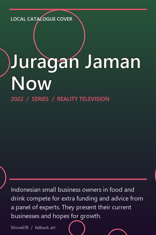 Juragan Jaman Now poster