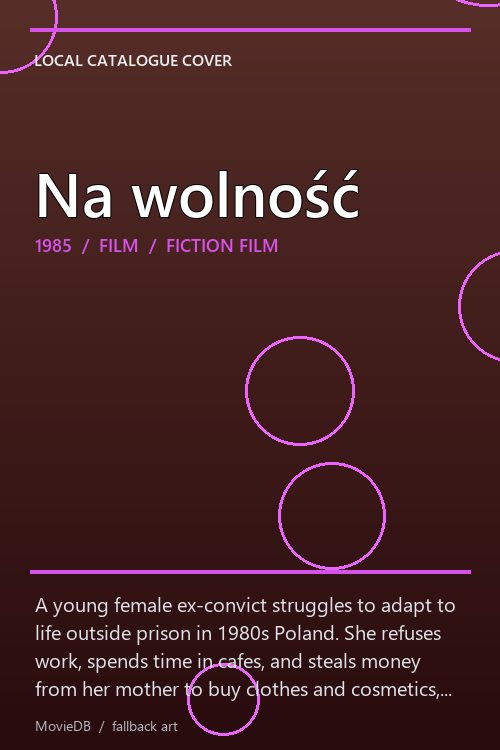 Na wolność poster