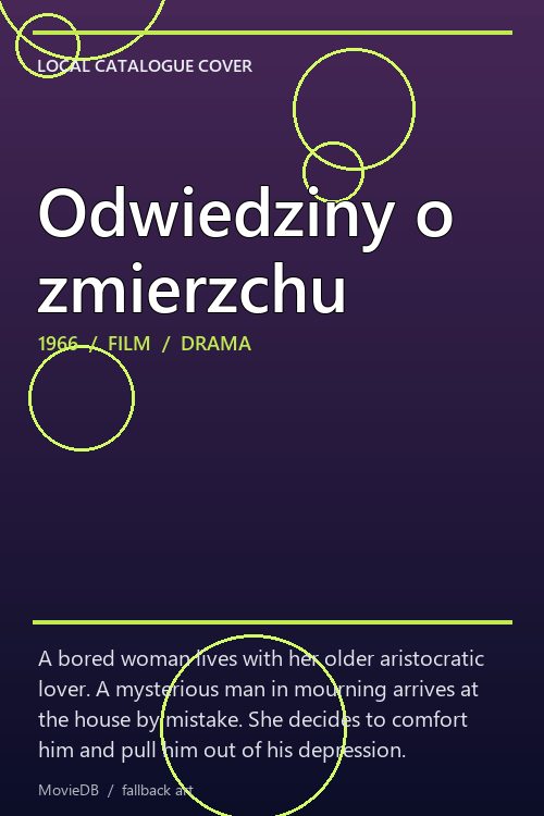 Odwiedziny o zmierzchu poster