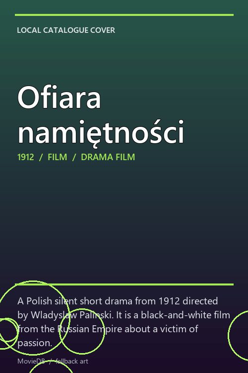 Ofiara namiętności poster