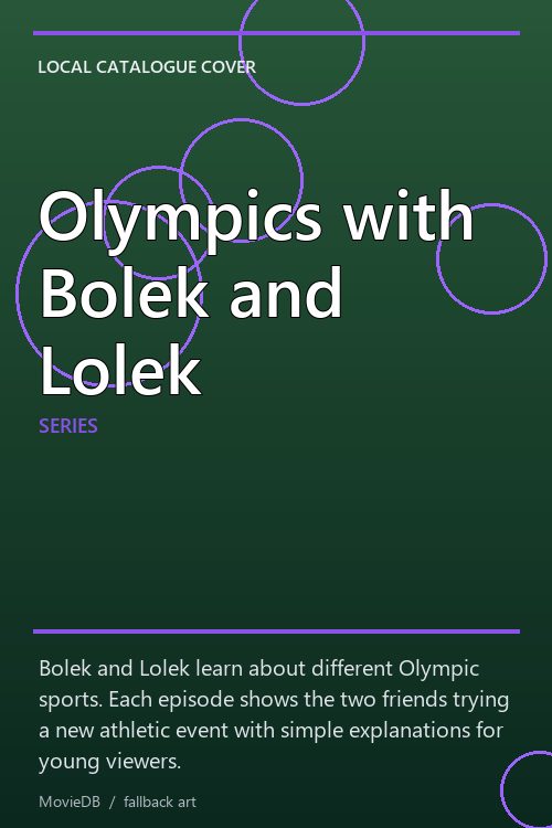 Olympics with Bolek and Lolek poster