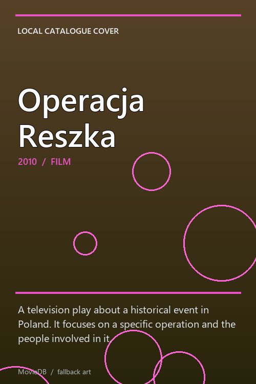 Operacja Reszka poster