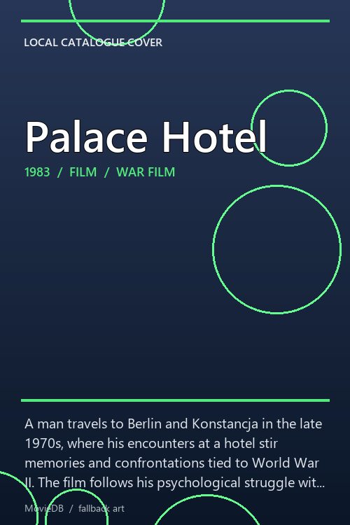 Palace Hotel poster
