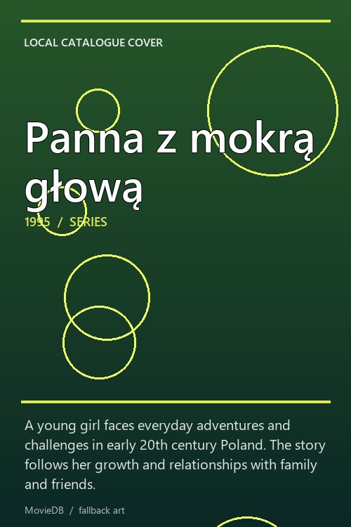 Panna z mokrą głową poster