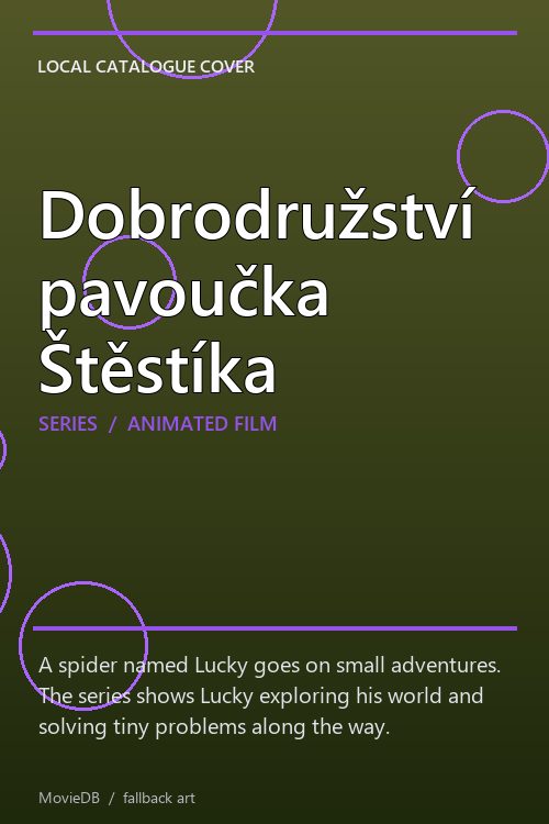 Dobrodružství pavoučka Štěstíka poster