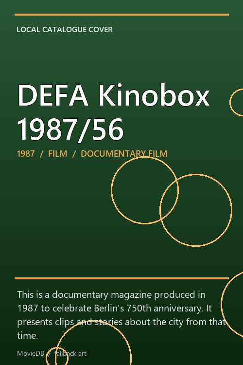 DEFA Kinobox 1987/56 poster