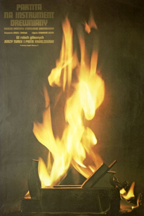 Partita na instrument drewniany poster