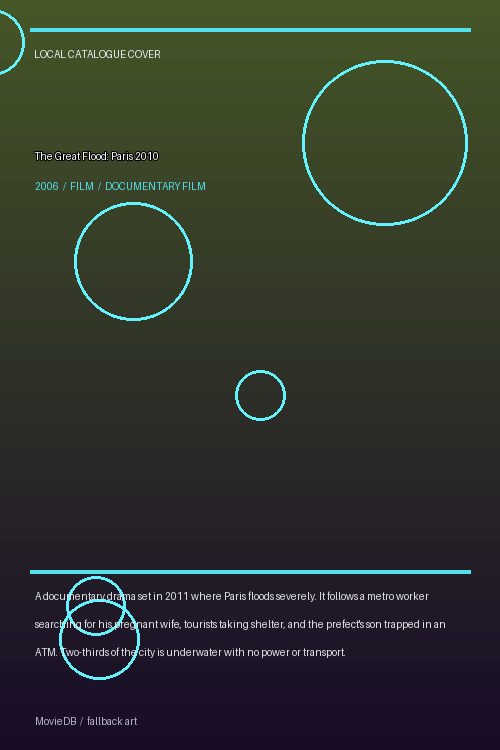 The Great Flood: Paris 2010 poster