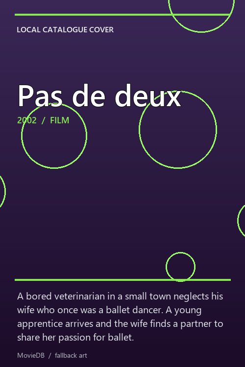 Pas de deux poster