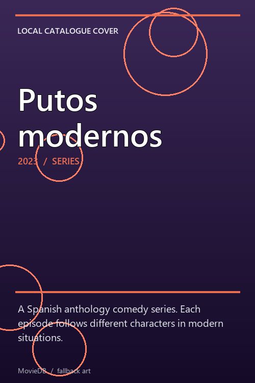Putos modernos poster