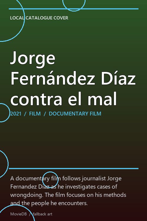 Jorge Fernández Díaz contra el mal poster
