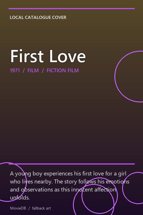 First Love poster