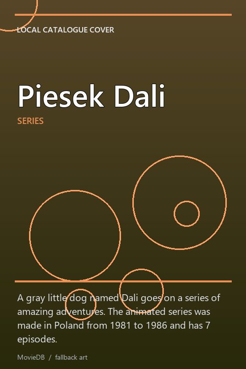 Piesek Dali poster