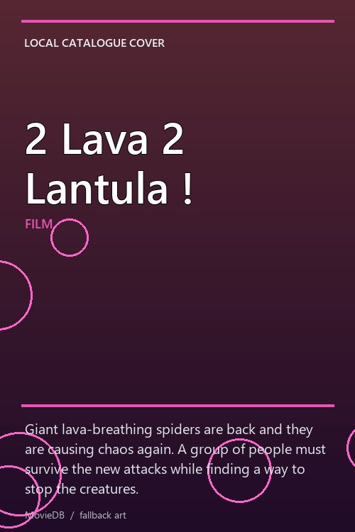 2 Lava 2 Lantula ! poster