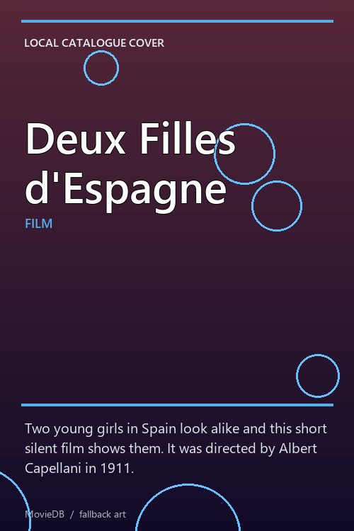 Deux Filles d'Espagne poster