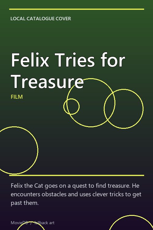 Felix Tries for Treasure poster