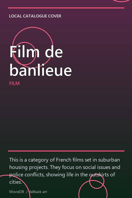 Film de banlieue poster