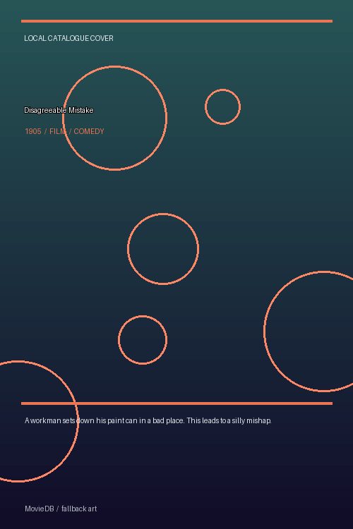 Disagreeable Mistake poster