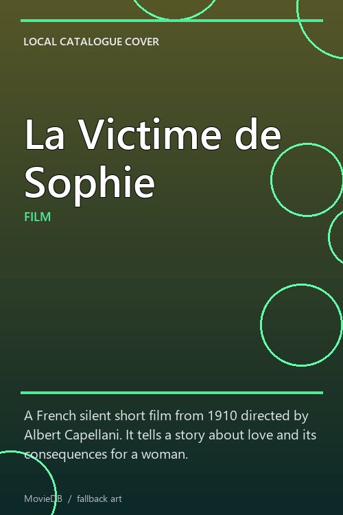 La Victime de Sophie poster