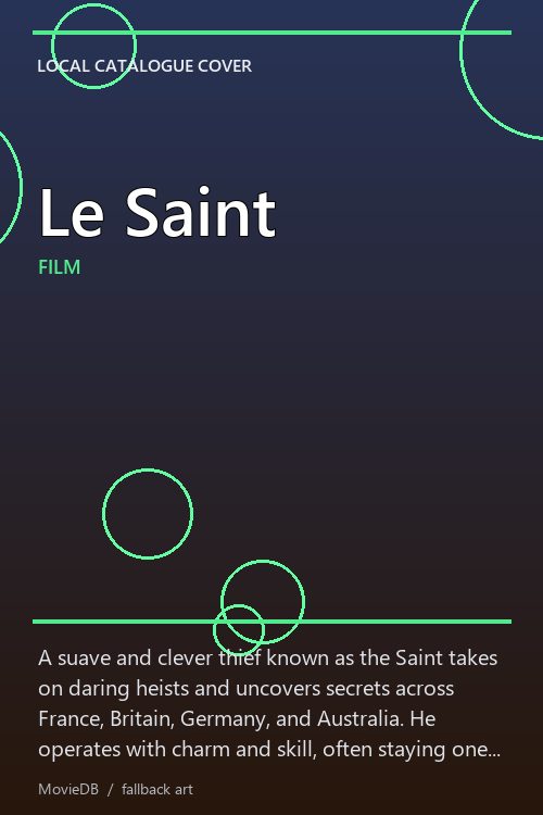 Le Saint poster