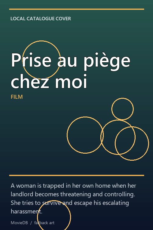 Prise au piège chez moi poster