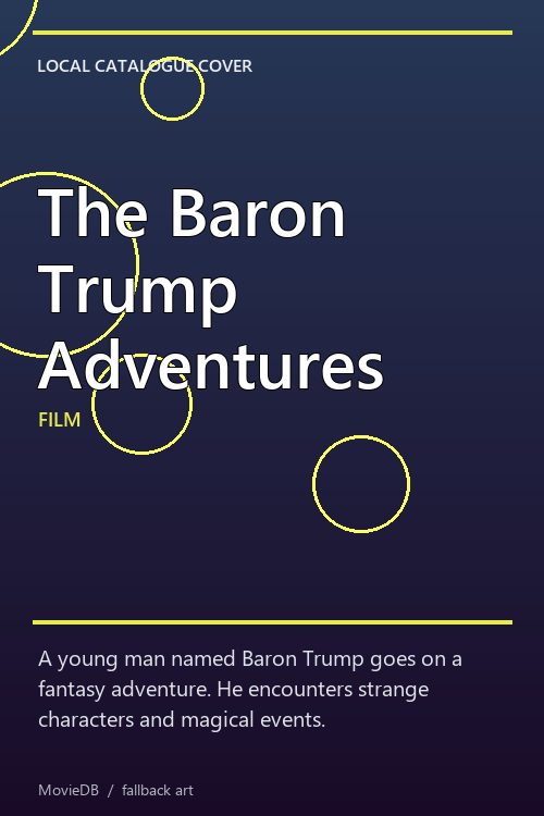 The Baron Trump Adventures poster