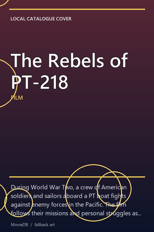 The Rebels of PT-218 poster