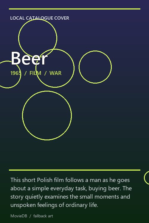 Beer poster