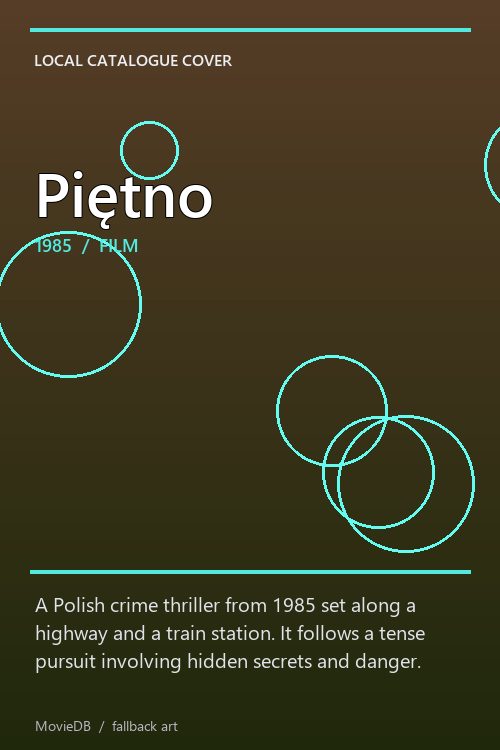 Piętno poster